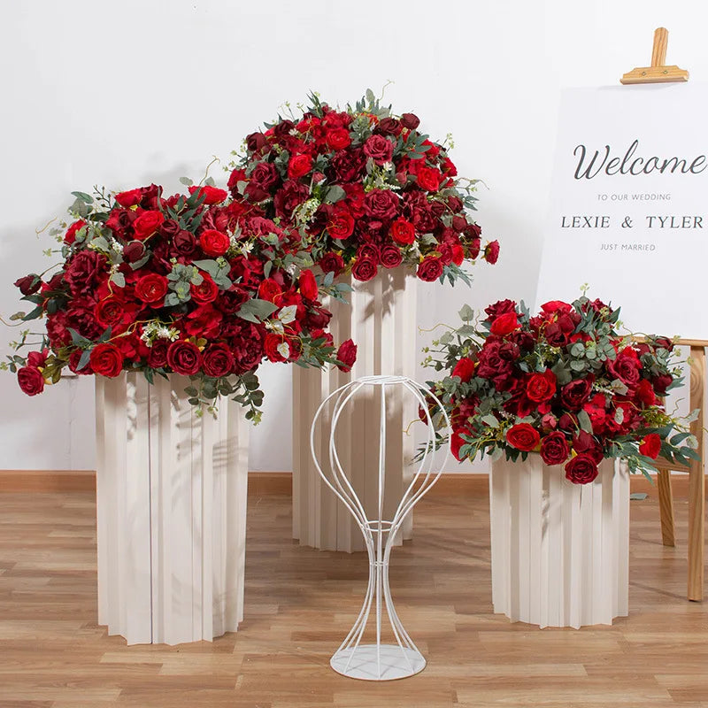 GJ-FC912 Factory Supplies Flower Ball Artificial Flower Centerpieces Flower Ball Table Centerpiecefor Wedding Decoration