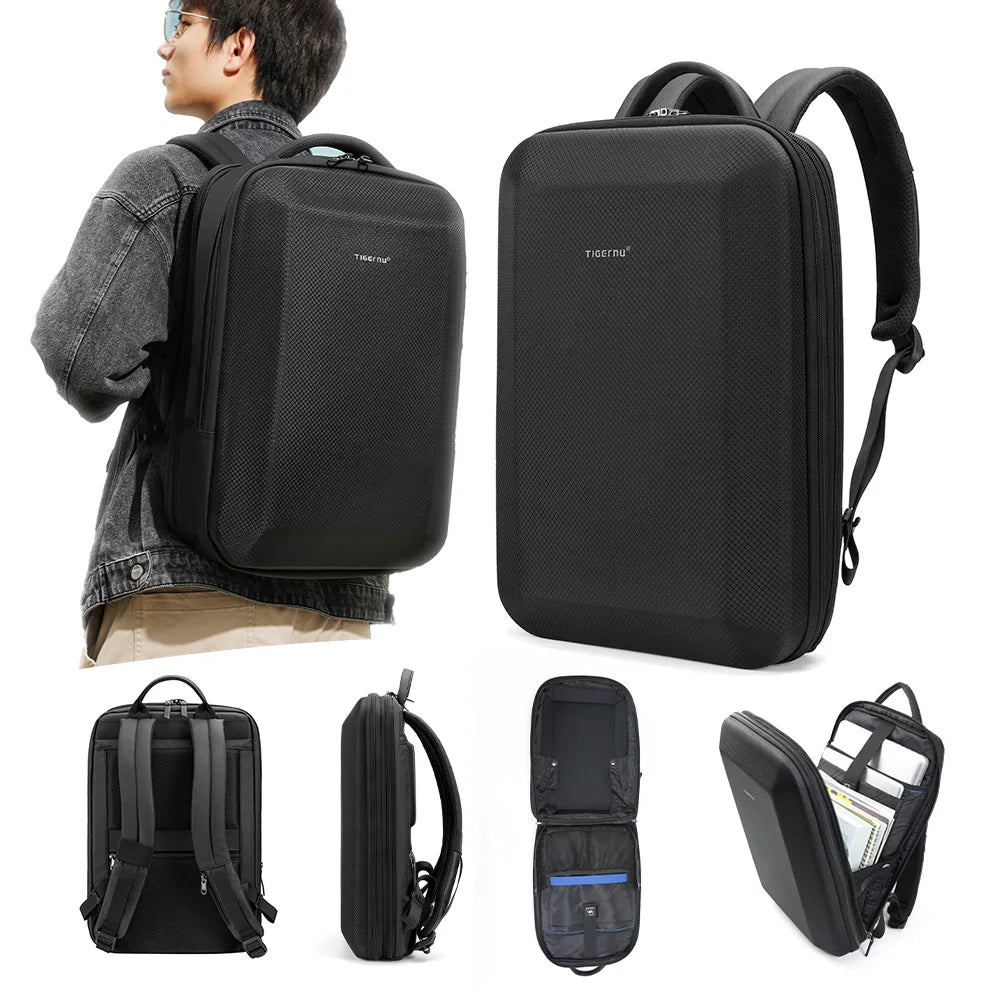 Backboard with Spine protection  Anti-theft and Drop Resistant Business Waterproof Computer Backpack Laptop Bag Laptop Backpacks