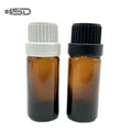 Manufacturer Gold Supplier Cosmetic Oil Storage 10ml Amber Glass Essential Oil Bottle Containers Screw Cap Screen Printing