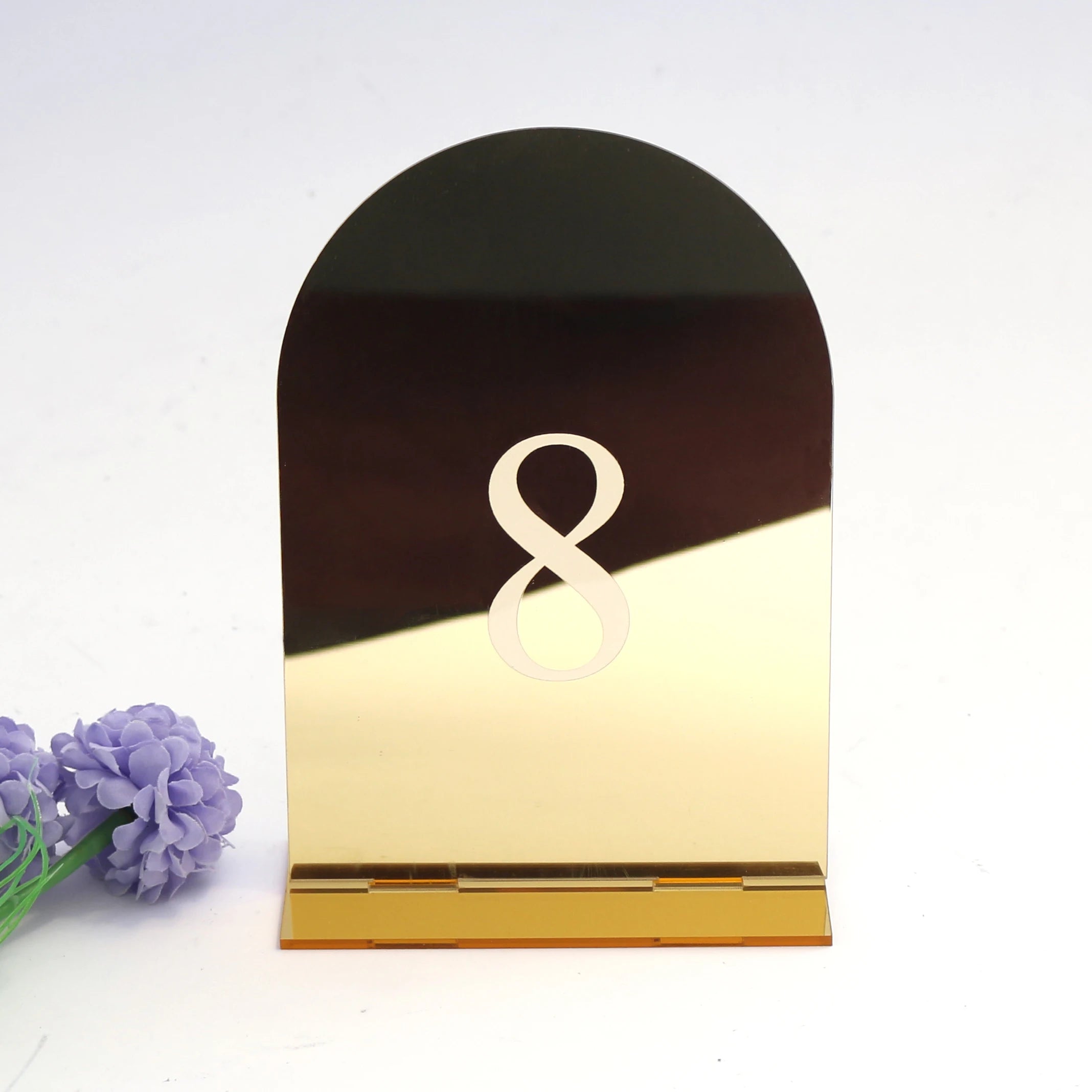 Personalized Wedding Table Numbers with Holders Calligraphy Acrylic Table Number With Table Number Stand