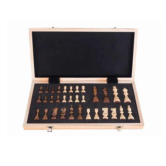 Factory Price 29x29cm Magnetic International Chess Game Wooden Folding Board China Other Game Accessories Magnet Chess Toy