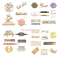 Zinc Alloy Engraved Bag Metal logo Tag Custom Metal Label Name Plate for Handbag Luggage