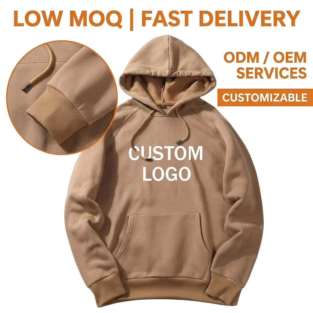 Wholesale Solid Custom Sweatshirt Fitness Gym Women Autumn Long Pockets Sleeve Hooded Pullover