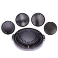 Popular Korean BBQ Necessity Restaurant Non Stick Easily Cleaned BBQ Egg Enamel Cheese Grill Pan