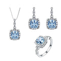 Bread Source Factory Jewelry Set Purse Layered Necklace Set Sterling Silver Wedding Sets Bridal Jewelry for Wedding