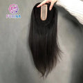 2025 Fashion Human Hair Topper Fish Next Small Size India Remy Hair Smooth Natural Human Hair Topper