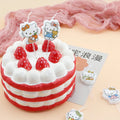 Cute Plate Print Hello Kitty Cat Shaped Birthday Candles for Kids