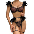 Women Lingerie Sexy Lingerie for Women Erotic Hot Embroidery Sexy Bra Panties Sleepwear Underwear Set Femme Sexy