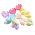 Good Quality Bulk Stock Glossy Effect Flatback Resin Diamond Heart for Diy Decoration