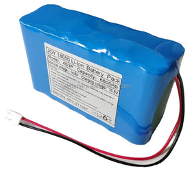 14.8V 6600mAh 18650 4S3P Rechargeable lithium Li Ion Battery Pack with Pcb and Connector