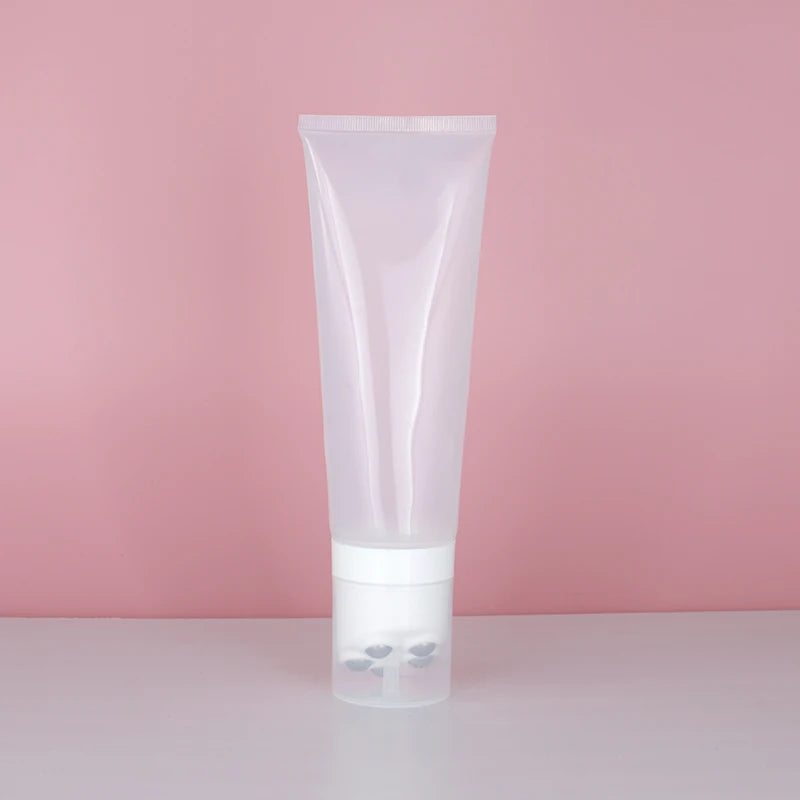 Black Massage Cream Roller Ball Tube 100ml 150ml 300ml Empty Body Lotion Roller Cosmetic Tube With 5 Roller Ball Applicator