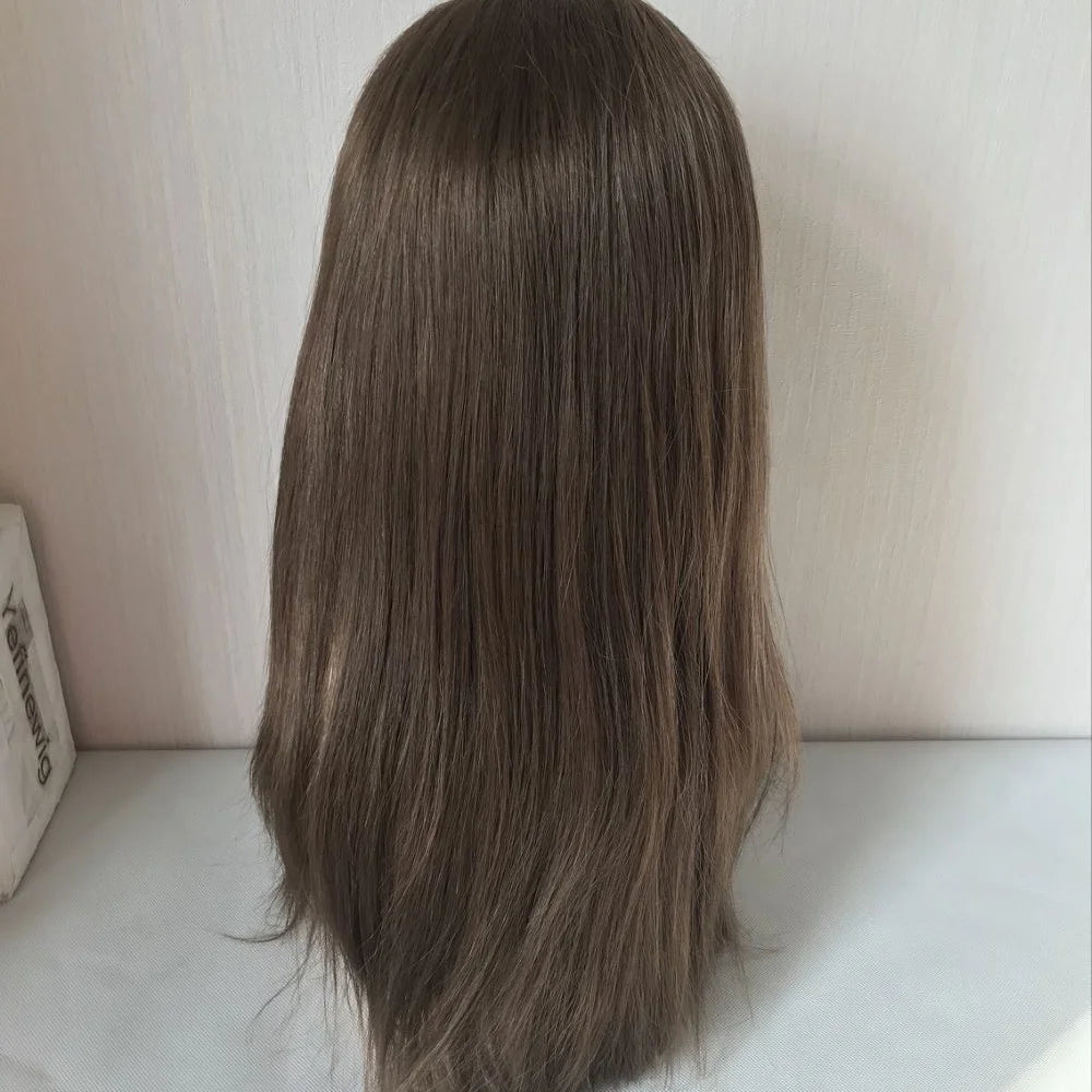 Brazilian Human Hair Wig Silk Base Jewish Wig