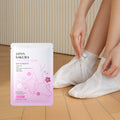 LAIKOU Japan Sakura Foot Peel Mask OEM Foot Spa Socks Callus Remover Pedicure Exfoliating Foot Masking Care Products