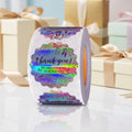 Thank You Stickers 1.5 Inch Round Golden Foil Paper Business Letters Wedding Envelope Seal Birthday Gift Packaging Labels