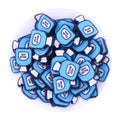 1KG/BAG Blue Bottles Polymer Clay Blue Bottle Slices Sprinkles for Slime Filler DIY Crafts Decoration Nail Art