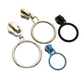 Wholesale Customized Size Zinc Alloy Gold Plated Zipper Head Puller Slider for Leather Jacket Jeans Trousers Garment Accessories