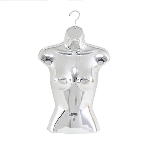 Hot Sale Shop Plastic Used Hanging Curvy Female Underwear Half Body Dress Form Lingerie Mannequin Torso Female Body Femme Bust