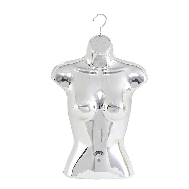 Hot Sale Shop Plastic Used Hanging Curvy Female Underwear Half Body Dress Form Lingerie Mannequin Torso Female Body Femme Bust