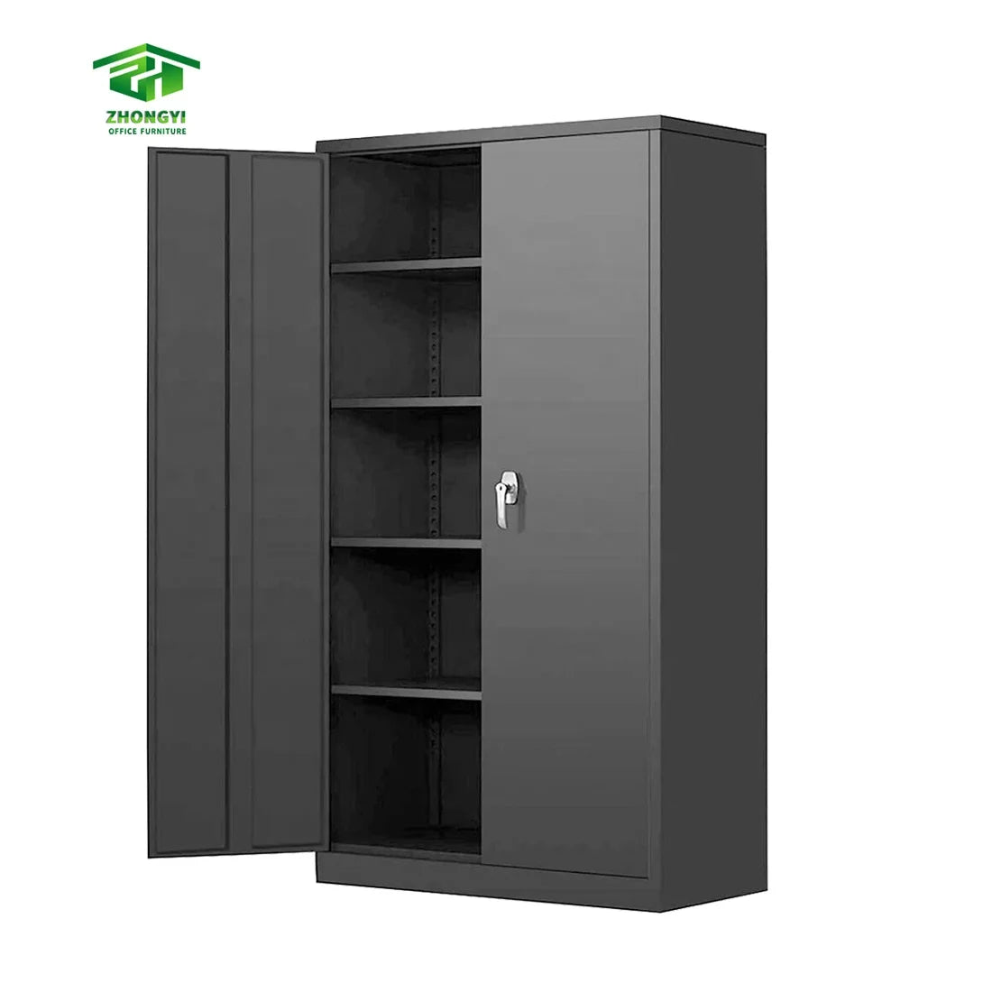 Excellent Quality Office Furniture Cabinet Manufacturers Metal Steel Storage File Cabinet 2 Door Cupboard