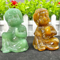 Factory Price Wholesale Natural Gemstone Crystal Buddha Aventurine Buddha Carving