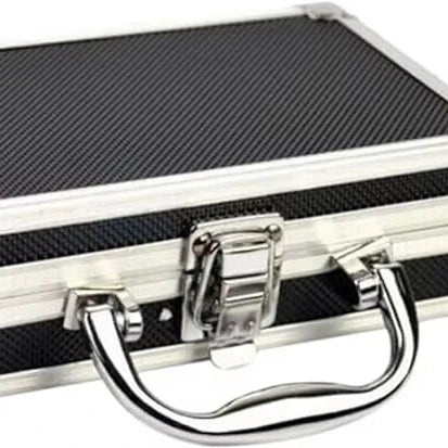 Aluminum Alloy Toolbox Accessories Storage Box Practical Aluminum Suitcase Portable Handle Small Toolbox Storage Box