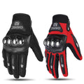 Full Finger Breathable Summer Gloves Drop-proof Wear-resistant Motorcycle Riding Gloves Stainless Metal Protective Shell