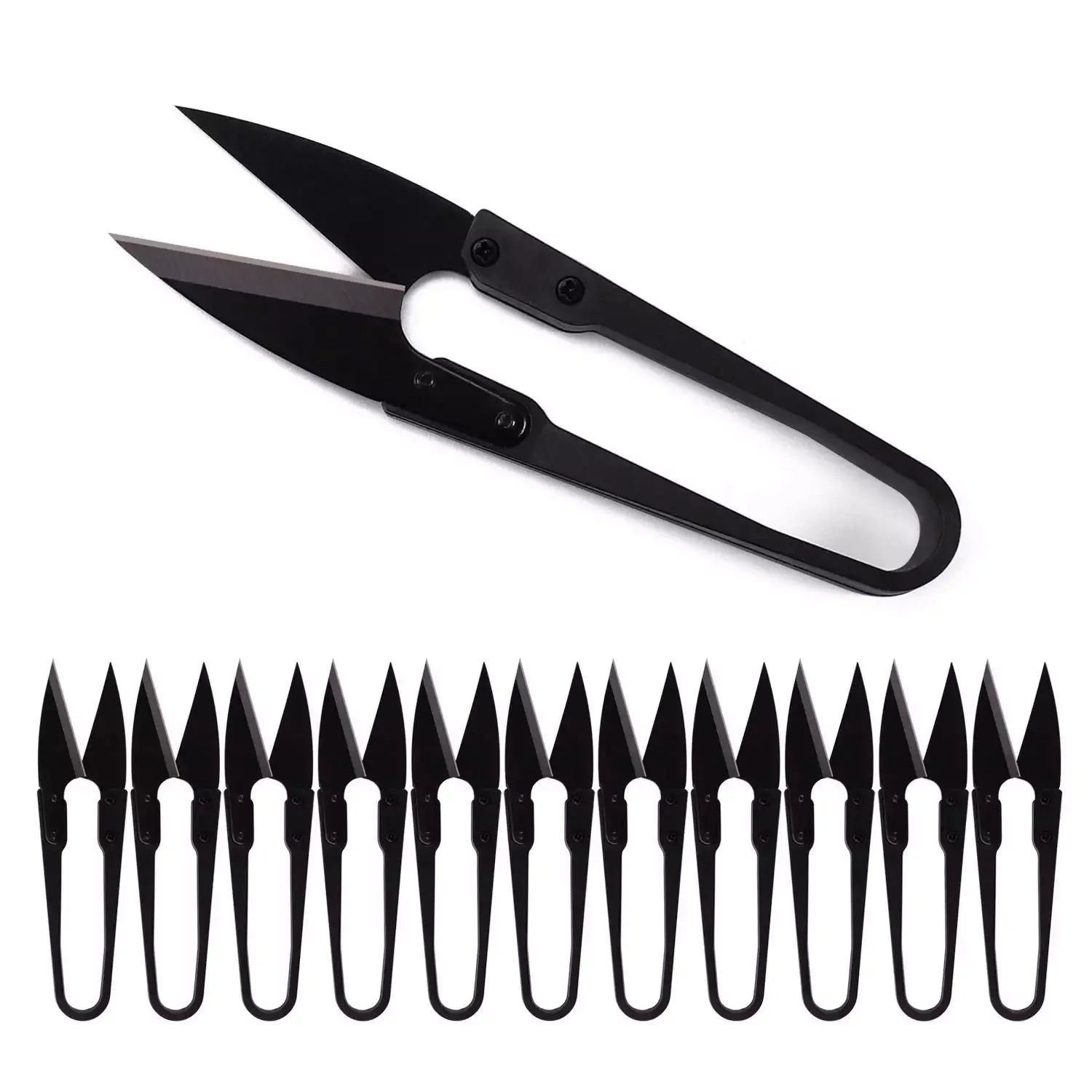 Black Mini Garment Scissor Stainless Steel Cutter Thread Bonsai Pruner Tailor Scissor