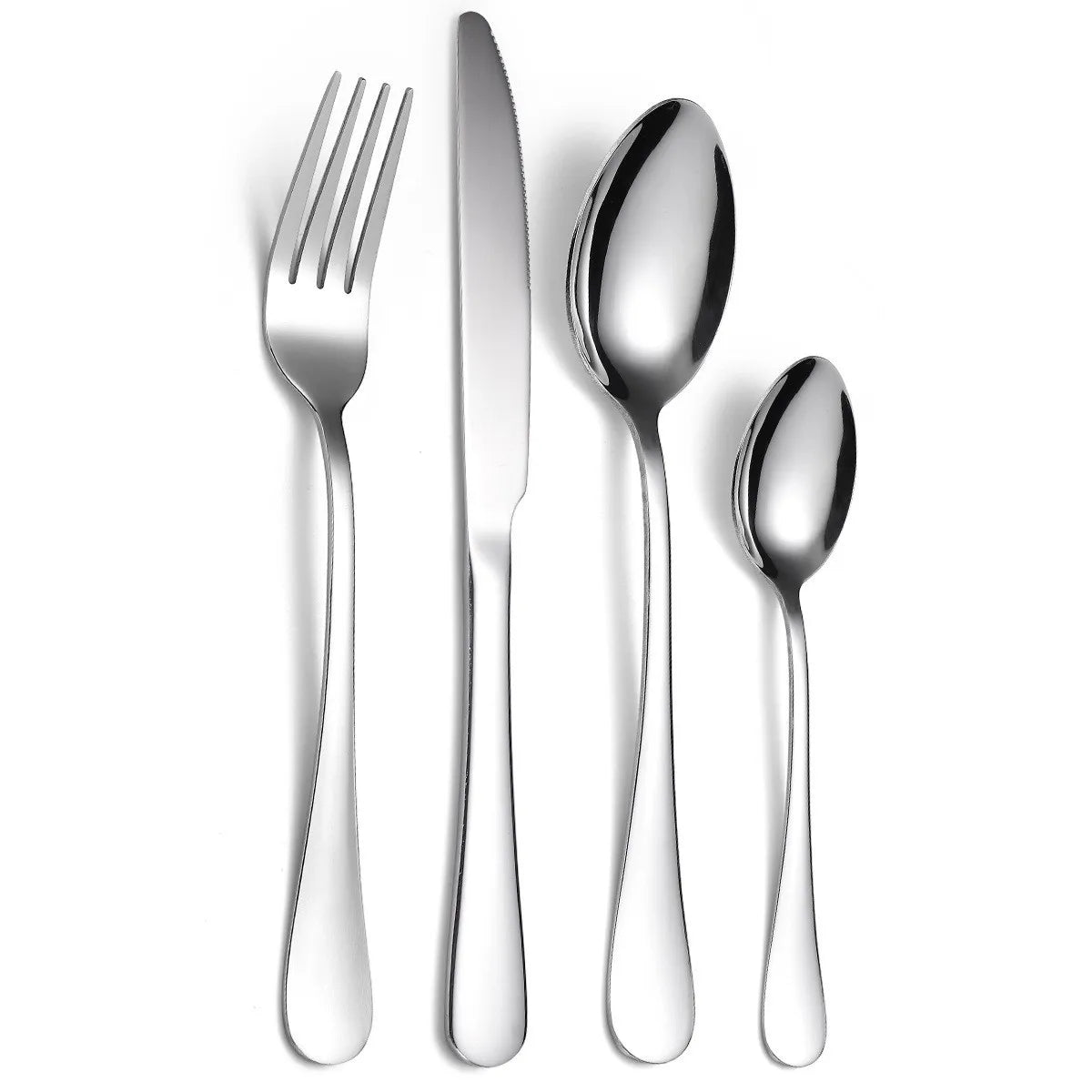 Gold  Silverware Set 1010 Cutlery Set 410 Stainless Steel Wedding Flatware Set