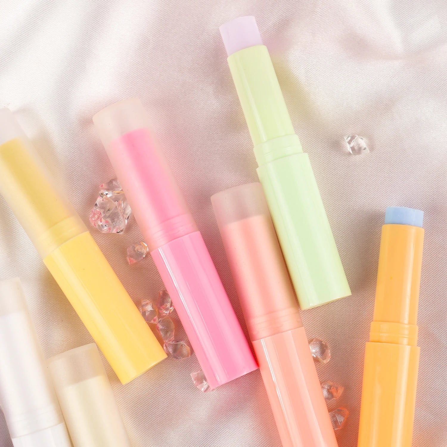 Skin Care Tinted Lip Balm Container Vegan Organic Moisturizing Repairing Dry Skin Cruelty-free Makeup