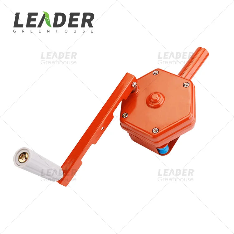 Greenhouse Manual Sidewall Hand Crank Film Rolling up Auto Ventilation Winder