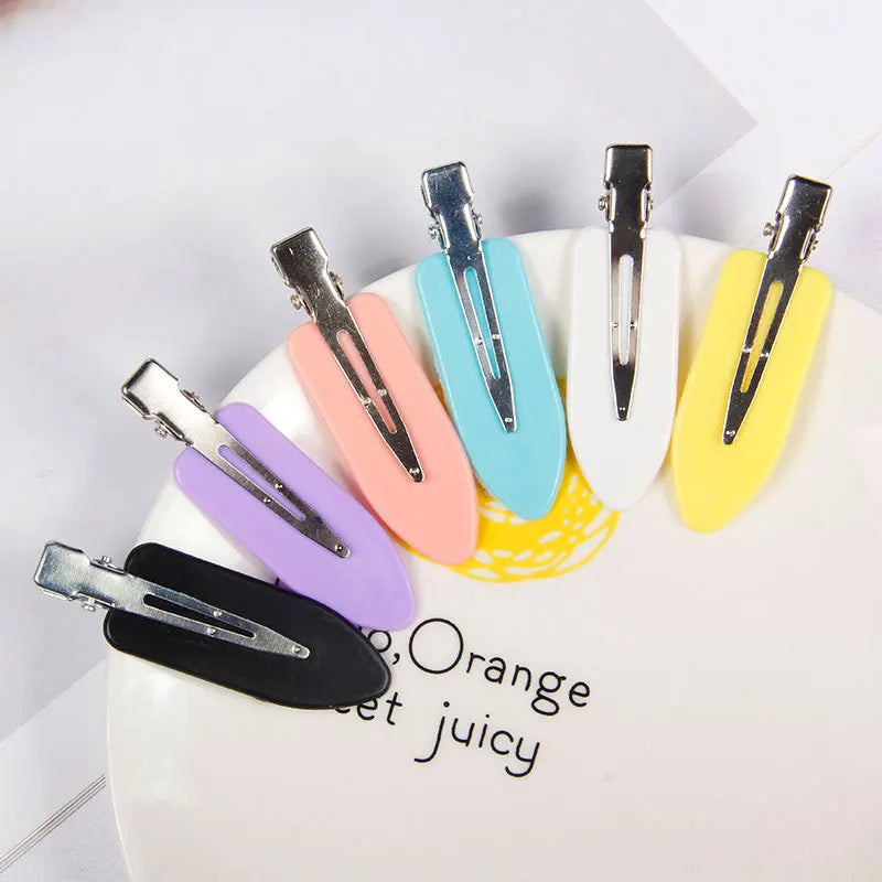 SongMay Custom Logo Fashion Women's Hair Clips ABS Material 6*2cm No Crease and No Bend Curl Accessory