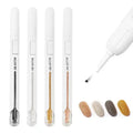 Nail Art Dotting Pen Manicure Tool Press Automatic Gold Silver Steel Beads Picking Pen