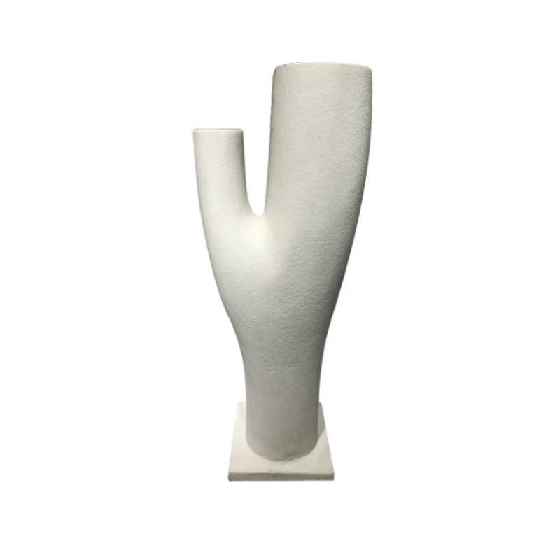 Unique Design Fiberglass Flower Pot Modern Style Large Planter Outdoor Indoor Garden Home Hotel Plant Pot