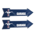 Arrow Shape Big Aluminum Metal Sign 3d Embossed Garage Decoration Poster Board Metal Tin Plate Wall Decoration
