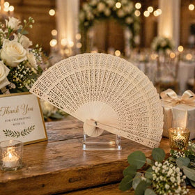 Custom Bamboo Hand Fan for Events Personalized Logo New Arrival Customized Custom Design Sample Wood Hand Fan