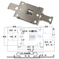 Solid State Relay Bracket Pcb Guide Rail Bracket Power Switch Guide Rail Buckle Din Rail Clip