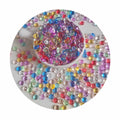 Hot Selling 500g/Lot Mini Flatback Acrylic Beads Colorful Fishbowl Vase Fillers Fairy Garden Decor Wedding Party Centerpieces
