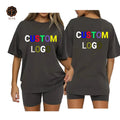 High Quality 100% Cotton Plus Size Oversized Unisex T Shirt Woman Women Drop Shoulder Short Sleeved Custom Desgin Blank Ts