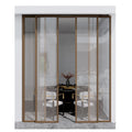 Hot Selling Aluminum Sliding Door Lock French Style Coffee Argon Gas for Insulating Glass With Great Price