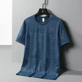 Sport Men's Gym Quick Dry Mesh T-shirts Fashion for 2023 Summer Short Sleeves Black White Tshirt Top Tees Oversized 7xl 8xl