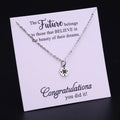 Senior 2023 2024 2025 2026 College High School Inspirational Graduate Graduation Gift Dainty Compass Charm Friendship Necklace