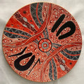 Customized UV Printing Bamboo Lazy Susan Bamboo Turntable