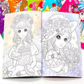 Wholesale Printing Custom Color Magazine Manga Colour Print Children Painting Comics Be Torn Out Easily Sticker Coloring Books