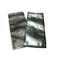Matte Black Zipper Bag With Hole Resealable Packaging Zipper Bag for Makeup Tools