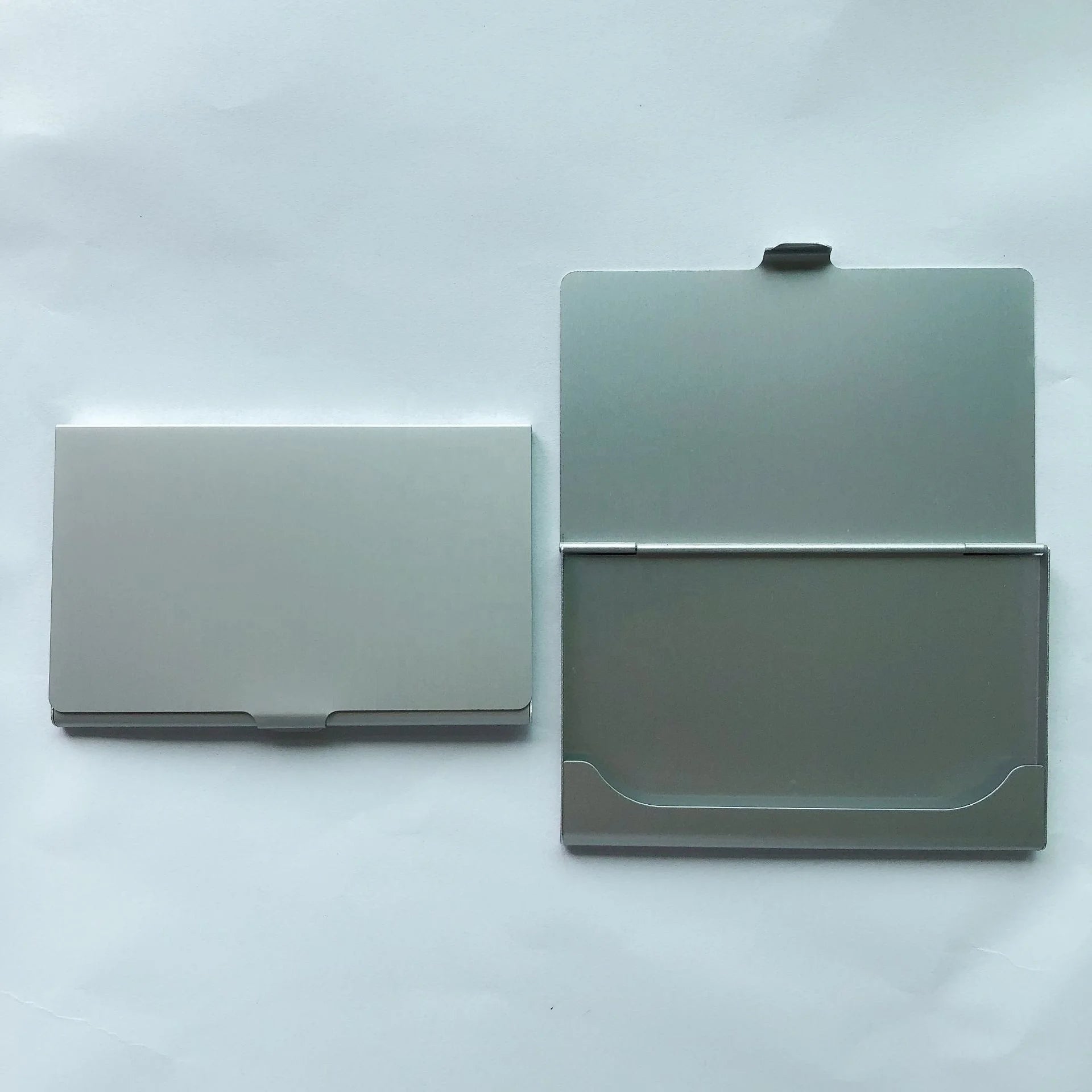 Wholesale Custom Aluminum Business Card Holder Gravure Printing Stamping Anodized Color 15 Cards Capacity TPS Brand Model