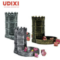 Udixi Retro Style Dice Tower Dungeons and Dragons Custom logo RPG Resin Dice Tower
