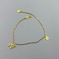 Trendy 18k Pure Gold Bracelet Bulk Sale Au750 Gold Unicorn Design Light Weight Fine Jewelry Women Ladies Girls Mums Bracelets