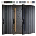 Foshan Yohome Custom Modern Design Front Pivot Exterior Doors Hotel Villa Security Soundproof Cast Aluminum Entry Door