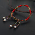 GT Lucky Red String Bracelet Handmade Woven Adjustable Colorful Buddhist Tibetan Bracelets for Women Men Jewelry