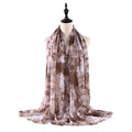 180*90 cm Custom Printing Satin Head Scarf Vintage Silk Luxury Head Scarf